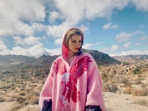 Sarah Jones Instagram - hail in la, snow in big bear, wind in joshua tree. 
photo: @candice_lawler
