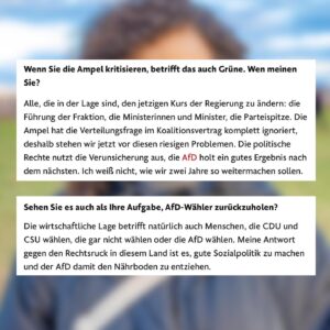 Sarah-Lee Heinrich Instagram - Die Ergebnisse der Landtagswahlen sind besorgniserregend. 

Die Gründe für die gesellschaftliche Spaltung und den Rechtsruck liegen in der sozialen Spaltung und Verunsicherung der Menschen. Und darin, dass die Regierung diesen Rechtsruck in Gesetze gießt. 

💥Es braucht endlich einen Kurswechsel!