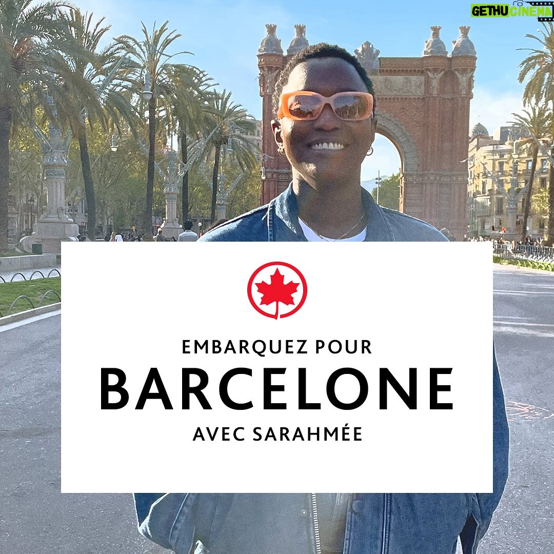 Sarahmée - 331 Likes - Pendant le tournage de la série documentaire « Elles » j’ai eu le bonheur de découvrir Barcelone pendant quelques jours.
C’était en avril, à peu près à la même période.
On m’a demandé mes 10 endroits favoris, ça n’a pas été difficile, Barcelone est une ville unique.
Le lien de mes endroits prefs et ma playlist spéciale Barcelone se trouvent dans ma bio 🤘🏾🎶 ✈️🛍️
Collab avec @aircanada