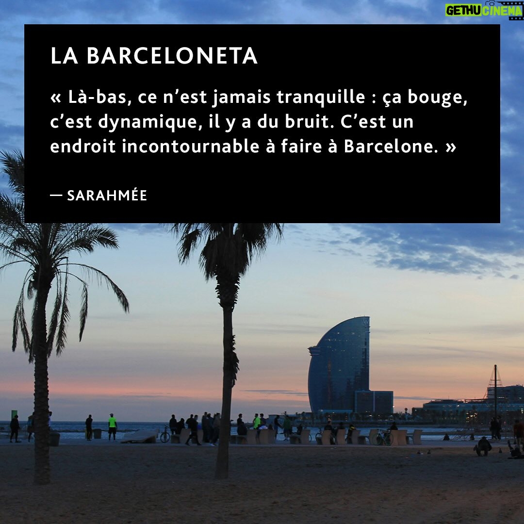 Sarahmée - 331 Likes - Pendant le tournage de la série documentaire « Elles » j’ai eu le bonheur de découvrir Barcelone pendant quelques jours.
C’était en avril, à peu près à la même période.
On m’a demandé mes 10 endroits favoris, ça n’a pas été difficile, Barcelone est une ville unique.
Le lien de mes endroits prefs et ma playlist spéciale Barcelone se trouvent dans ma bio 🤘🏾🎶 ✈️🛍️
Collab avec @aircanada