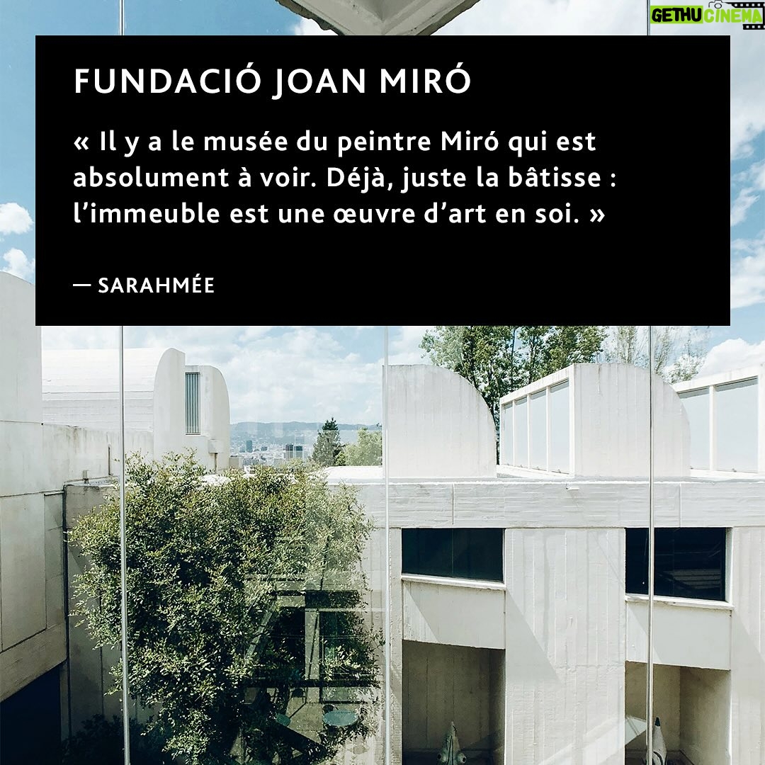 Sarahmée - 331 Likes - Pendant le tournage de la série documentaire « Elles » j’ai eu le bonheur de découvrir Barcelone pendant quelques jours.
C’était en avril, à peu près à la même période.
On m’a demandé mes 10 endroits favoris, ça n’a pas été difficile, Barcelone est une ville unique.
Le lien de mes endroits prefs et ma playlist spéciale Barcelone se trouvent dans ma bio 🤘🏾🎶 ✈️🛍️
Collab avec @aircanada
