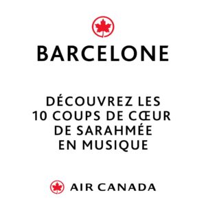 Sarahmée Instagram - Pendant le tournage de la série documentaire « Elles » j’ai eu le bonheur de découvrir Barcelone pendant quelques jours. 

C’était en avril, à peu près à la même période.

On m’a demandé mes 10 endroits favoris, ça n’a pas été difficile, Barcelone est une ville unique.

Le lien de mes endroits prefs et ma playlist spéciale Barcelone se trouvent dans ma bio 🤘🏾🎶 ✈️🛍️

Collab avec @aircanada