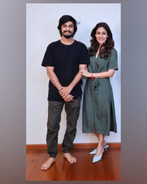 Saran Shakthi Instagram - #Netrikann has been an amazing journey and an experience to work alongside the sweetest #ladysuperstar nayanthara mam 💕🙈 And don't miss to witness this crazy Crime thriller movie on August 13th on @disneyplushotstarvip 🥂 directed by my favorite @milind_rau sir. ❤🙌🏼