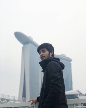 Saran Shakthi Instagram - Marina Beach to Marina Bay 🇸🇬♥️