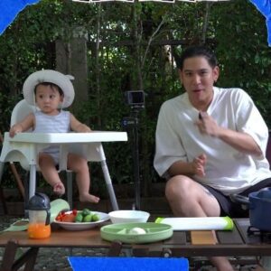 Saran Sirilak Instagram - ทำอาหารให้ลูกชายซะหน่อย..อร่อยแหละดูออก🤣🤣
#porshesaranchannel