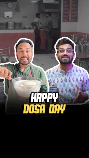 Saransh Goila Instagram - Happy Dosa Day Ft. Ghee Karam Dosa 😍😇
P.s. call it Dosa, Dose, Dosai, or Dosha the emotions are the same! ❤️
.
.
Today is a special day for #dosa because #saranshgoila has made this #yummy #delishas #streetfood  for #thekurtaguy who is not a #foodie for #reels and it is very #funny too