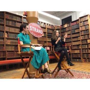 Sasha Sagan Instagram - Tonight was so special. Thank you @zoe.kazan for being the most amazing moderator, with notes and quotes and brilliant questions. And thank you to @strandbookstore for having us, among the rare and beautiful books. I’ll never forget it. ❤️