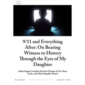 Sasha Sagan Instagram - I wrote this essay about how inevitable history feels when we learn it, how hard it is later to the capture the shock of the events that change our world. I wanted to call it “The Spoilers of War” when I typed out the first draft five and a half years ago. But in another way I think I started writing it twenty years ago today… #thespoilersofwar #linkinstory @literaryhub