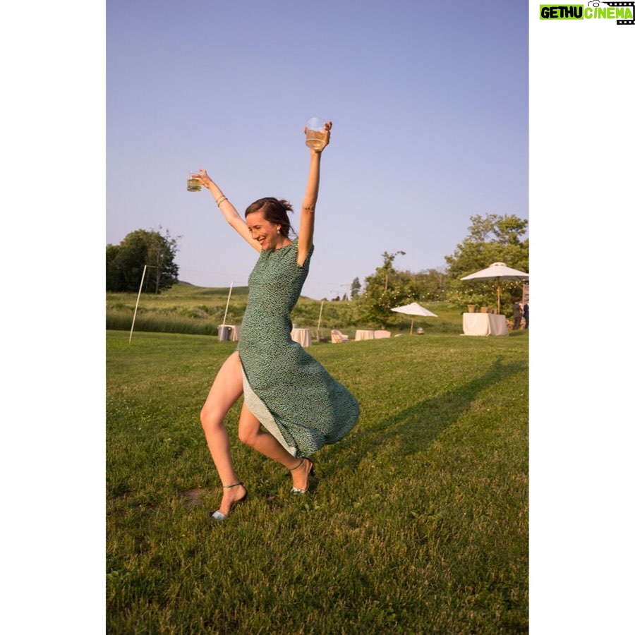 Sasha Sagan - 680 Likes - Last Saturday at my beloved @jessicaethjacobson’s unbelievably beautiful, unspeakably fun wedding to @jonfjacobson, @madeandcrafted captured my truest self: the eager helper in impractical shoes who is SO EXCITED to have been asked to bring whiskeys to the bride and groom during picture time 🤗♥️