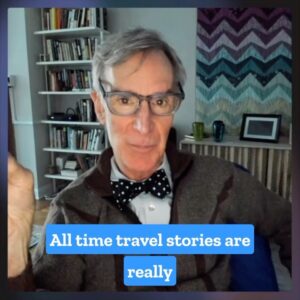 Sasha Sagan Instagram - The this week’s episode of #strangecustoms features the one and only @billnye diving into the deep end of some of the most profound, most interesting questions around how we experience life on this particular planet. Thank you, Bill for an unforgettable conversation!