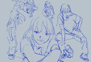 Saskia Gutekunst Instagram - 🐍 #sketch #sketches #clipstudiopaint #digitalart