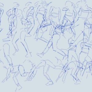 Saskia Gutekunst Instagram - As i get so many questions regarding my gesture drawings I tried to make it a habbit to record my warm-up sessions so can show my approach a bit better.

I usually work from reference with these (for this it was a vid from @1triciamiranda s yt channel )

Time was roughly 30m (i spend 15-30m on average per session)

I concentrate on motion and drawing full sequences, not on posing. Cause my goal is to understand the movement.

I draw a lot from RL when i'm out and always carry a small sketchbook with me. This has obviously happened less recently, due to the pandemic.

Hope that helps a bit.
