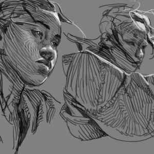 Saskia Gutekunst Instagram - Warm-up #sketch
