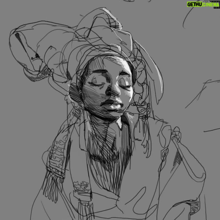 Saskia Gutekunst - 3 Likes - Sketch 👀 #sketch #drawing #greyscale #photoshop #girl
