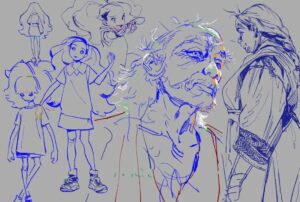 Saskia Gutekunst Instagram - Some of the sketches i posted in my stories a few months ago #sketches #clipstudiopaint #gestures