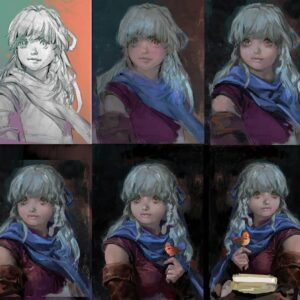 Saskia Gutekunst Instagram - Sorry, fanart haha used a sketch to test some brushes :) swipe for a step-by-step image and some details  #fireemblem #fireemblemheroes #micaiah #fireemblem10