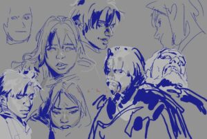 Saskia Gutekunst Instagram - 🐑 #sketches #sketching #clipstudiopaint #digitaldrawing