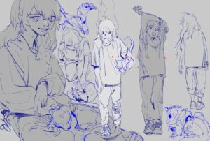 Saskia Gutekunst Instagram - 🦆#sketchbook #sketch #drawing #clipstudiopaint #digitalart