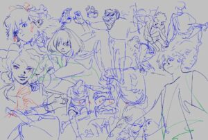 Saskia Gutekunst Instagram - 🦆#sketchbook #sketch #drawing #clipstudiopaint #digitalart