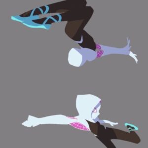 Saskia Gutekunst Instagram - last wip haha #instaart #sketch #comic #marvel #spiderverse #spidergwen #spiderwoman #gwenstacey #animation #spiderman #characterart #pose #celshading