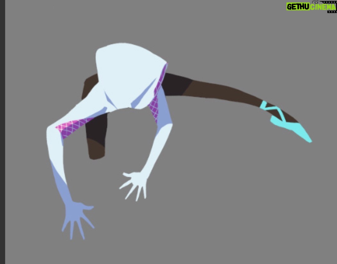 Saskia Gutekunst - 3 Likes - wip #sketch #instaart #spiderverse #spidergwen #gwenstacey #celshading #animation #comic #spiderman