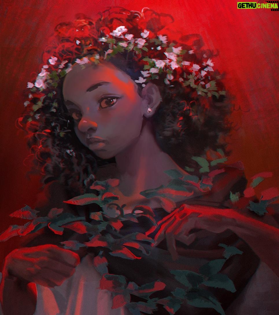 Saskia Gutekunst - 3 Likes - My icon haha the full picture is on my artstation (link is in the bio) #portrait #sketch #painting #red #photoshop
