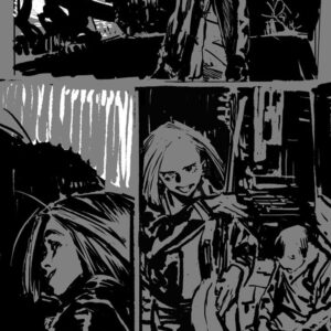 Saskia Gutekunst Instagram - insomnia sketches #sketch #monochrome #comic #ink #grey #black #character