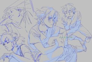 Saskia Gutekunst Instagram - More old sketches, sorry again if you saw these in my stories already a few months back (or my other platforms) 😅 #sketch #sketching #clipstudiopaint