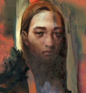 Saskia Gutekunst Instagram - Photoshop sketch ✨ #sketch #girl #portrait #painting