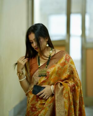 Satirtha Debnath Instagram - Saree ❤️ 

Saree from @gourisankar.bastralaya 
Photos by @s_a_n_d_i_p3435 

#sareelove #sareefashion #photooftheday #dailylook #fashionstyle #instagood #instadaily #influencer #northeast #tripura #bengaligirl