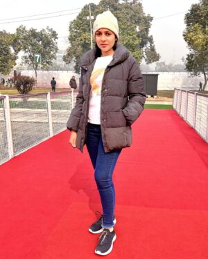 Satna Titus Instagram - Chilling times @ Delhi 😍☀️🌟☃️✨