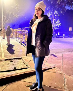 Satna Titus Instagram - Chilling times @ Delhi 😍☀️🌟☃️✨