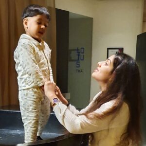 Satna Titus Instagram - Feeling the motherhood ❤
Happy Mother's Day

#mine #myeverything