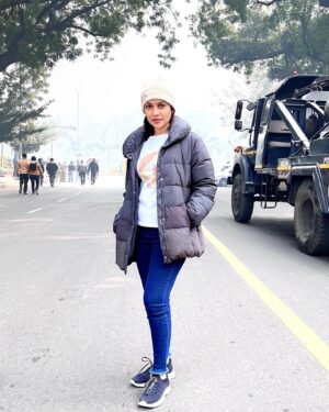 Satna Titus Instagram - Chilling times @ Delhi 😍☀️🌟☃️✨