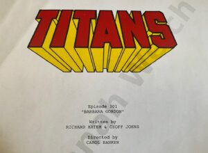 Savannah Welch Instagram - Feelin a healthy bit of nostalgia today! Here's a photo of the first script I received. 🙌🏽 Ep. 301. Barbara Gordon. Written by Richard Hatem and Geoff Johns. Directed by the incomparable Carol F'n Banker. 💥