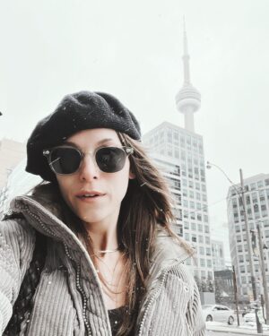 Savannah Welch Instagram - Charlie (last night): "What part of the city are you in?"
Me: "I think I'm downtown-ish."
C: "Oh cool. I bet you're close to the CN Tower."
Me (upon stepping outside this morning, to myself): "That f'n kid, man..."

Day 1 and I already miss him. He's the world's best travel pal and it's strange to be back up here without him. Ever felt a plane fishtail on the ice? I did last night. Put a whole nuther meaning to the word hydroPLANE. No thank you. It's frozen solid and snows comin down. This place is nostalgia city...familiar but forgotten, like a quirky old friend. Feels good/weird to be back, but holy smokes am I stoked on the reasons why...♥️❄️ Stay tuned!!! 🤫