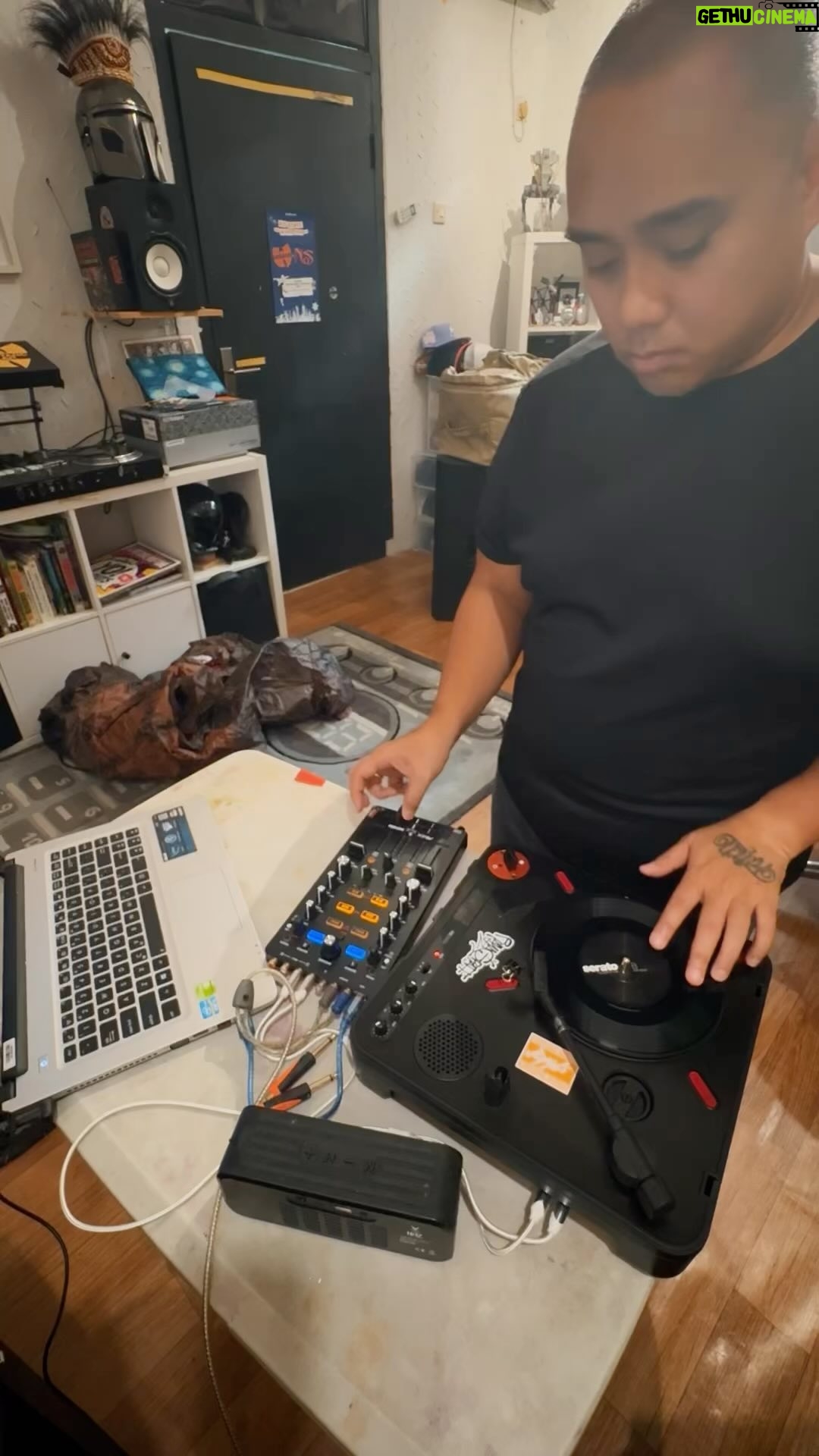 Saykoji - 1.3K Likes - Thank you Jamie Storms for the 7inch serato vinyl - perfect for practicing 🔥🔥🔥