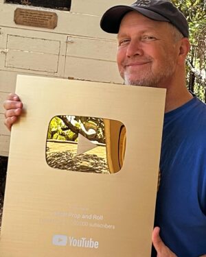 Scott A. Reeder Instagram - Got the YouTube Gold Play Button for having 1 million subscribers!!!! Thanks to everyone who watches my goofy videos!! I’m honored to be able to spread the word of what prop folks do for a living!! I appreciate the support!! @_thepmg