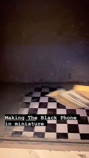 Scott Derrickson Instagram - Repost from @bridgetmccartyminis
•
The making of The Black Phone in miniature. I had so much fun building this basement and really enjoyed the movie. #TheBlackPhone is yours to own on Digital now, Blu-ray 8/16 @uniallaccess #thegrabber #horrormovies #scary