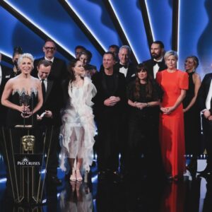 Scott Mills Instagram - We just won a BAFTA!! 

The awesome team from BBC Studios deserve this so much for putting on what many people say was the best Eurovision ever. It was quite something to pull off. 

Stunning on tv and in the arena, but what also became an extended party which drew everyone in for weeks, and that everyone wanted to be at. 

None of this would have been possible if not for the  city of Liverpool, who opened its heart to the song contest like no other, but most importantly to the people of Ukraine. It was their party in our house, and they were so proud. 

It was a joy to see, and Liverpool was the perfect city for it. 

The Grand Final was the most watched worldwide since modern records began. 

I’ll never forget it, and I feel so lucky to be part of this brilliant team of hard working and super talented people. 

I really hope Eurovision can continue to be one of the things that brings us all together.

Well done everyone  🏆❤️

👔 @twistedtailor | 👞 @elongshoes | @steviebstyle
