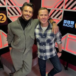 Scott Mills Instagram - What a gentlemen! So great to meet Jonathan Bailey as he popped into Radio 2 to talk about his new TV show called 'Fellow Travellers' and his busy 2024!

You can listen back on BBC Sounds or hear the chat on Friday's Scott Mills Weekly Podcast