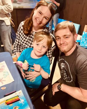 Scott Snyder Instagram - His fifth birthday party at the aquarium! 🐠❤️