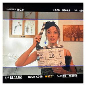 Scottie Thompson Instagram - So this happened…

A dream come true in a vision being birthed. I wrote, directed, produced and acted in my first film, a short film, but a film nonetheless. And I could not have asked for a more incredible cast and crew of collaborators. Friends I’ve known for years, folks I have reconnected with after years, and new faces. All of whom carry worlds of talent. 

Thank you first of all to the profoundly talented DP @gipperpl , the calm center to my spinning ball of energy. And to my wildly talented cast @alyshiaochse (yes to finally playing sisters!) @meta2meta @imbrettdalton @bowmantheofficial @rupakginn @lisaleecooper . You all brought your characters to life in ways beyond my most absurd imaginations. This could not have happened without my insanely skilled and committed producers @leannerichele @ivysinstagram @melbic21 . You ladies made this world spin into existence and I am forever grateful. And Leanne, you really are Macgyver. And to the visionary department heads, wow: @alessandro_marvelli for your realm creating, @bowmanmakeup @laurenlit for painting us into beauty (despite zero sleep dark circles for days on my end), @ninawarrick for donning us in such a fabulous palette. To the captain @micktmugnai for jumping in last minute and so effectively steering our ship. To the beyond brilliant @trincervantez for propping us up to perfection. To @olegolden for keeping us perfectly attuned. To the incredibly hardworking and professional camera, grip and electric department. Wow. Thank you @kansasstarr for keeping such a good eye on us. To @birds_eye_photo for capturing us behind the scenes. And @georgeesquivel for special slippers to dance in (that I thankfully saved from the rain). And a most special thank you @john_hindman451 for guiding me through each step of this process and each hat I wore with the most sincere kindness, care and craft. You are a gift.

I am so beyond grateful to each and every person who helped me along the way bringing this story to life, and to each and every artist and craftsman who came on board the shoot. We made some seriously magic shit dancing in the rain. So much so that we wrapped with rainbow. 

🪄🎬🌈