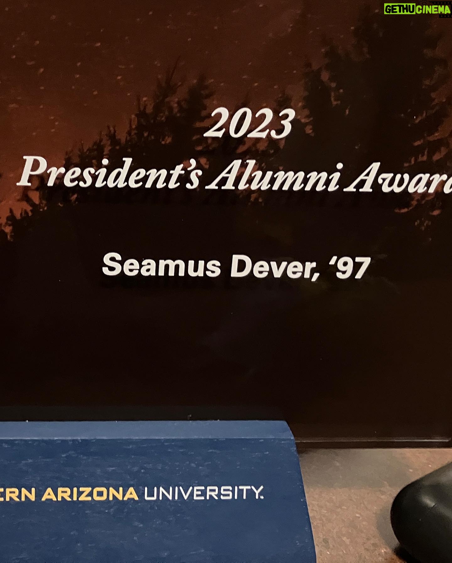 Seamus Dever - 2.5K Likes - Photo dump from homecoming weekend at my undergrad where I rode on a fire truck, saw my first football game at the Skydome, got to hear some great choral music, didn’t take nearly enough photos, and met a lot of good people and caught up with some really good friends. And all reinforcing what a special place NAU is. Till next time, Flagstaff.
