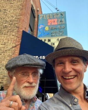 Seamus Dever Instagram - Our day trip to Chicago for a full day of art at the Institute. My father, the art lover, informed me that he hadn’t been there since he was in high school. We got the bum’s rush and they brought out the brooms because 6 hours just wasn’t enough. Then a stop at @pequodspizza to introduce my dad to my favorite deep dish. Don’t be sore at me, Chicago buddies. I only had time for art and pizza.