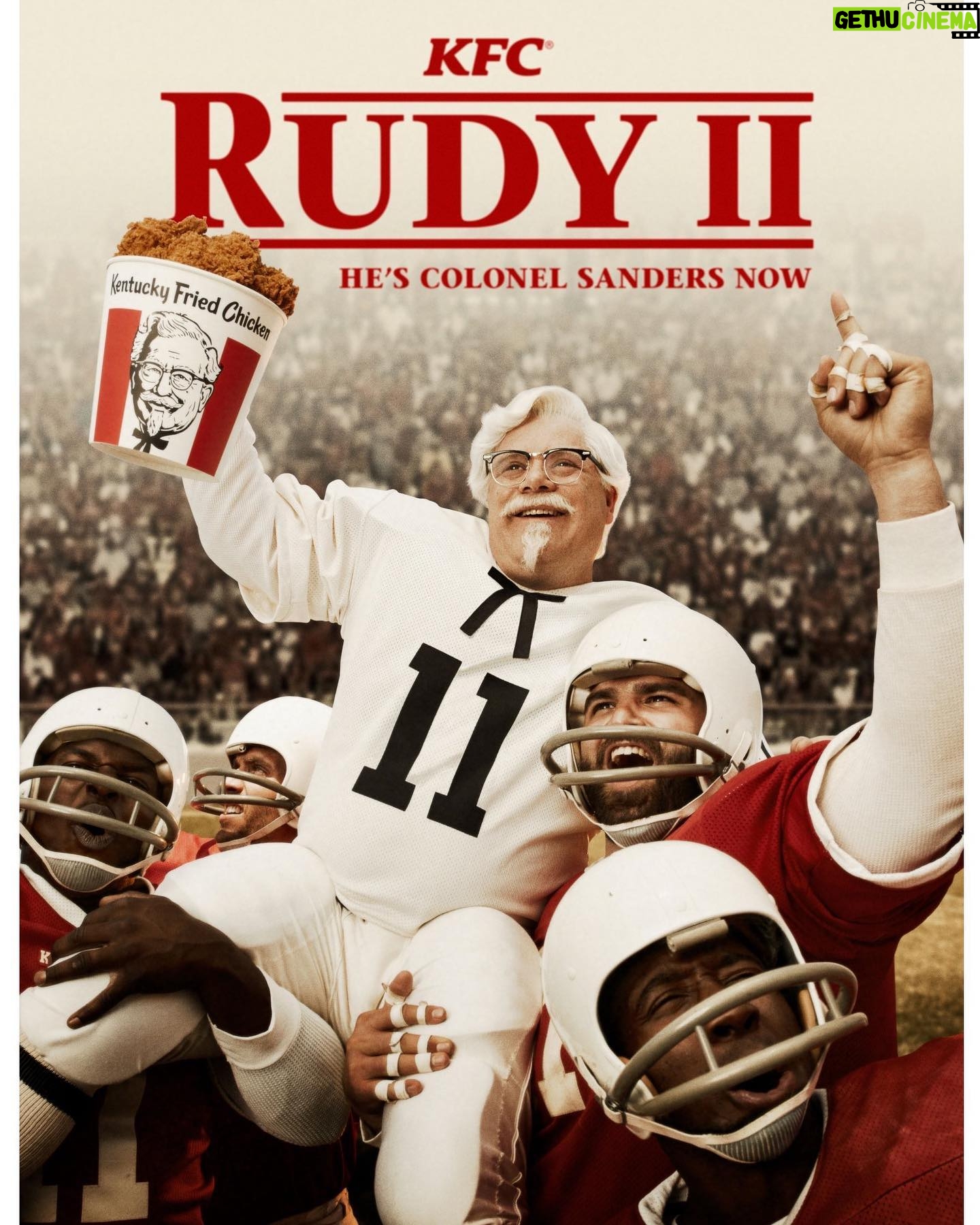 Sean Astin - 22.7K Likes - I’ve been ready for this my whole life!!! ALL NEW 60 SECOND SPOT {LINK IN BIO} 👆👆👆 #AD #RUDY #KFC #META #DREAMS
#TEAMWORK #FOOTBALL #VICTORY