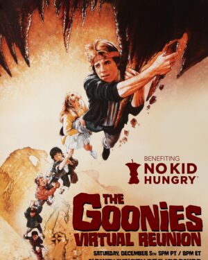 Sean Astin Instagram - Getting the band back together again!!!! It’s true, I’m reuniting with my beloved Goonies cast for a LIVE virtual script read next Saturday, December 5th at 8pmET benefiting @nokidhungry nokidhungry.org/Goonies #GooniesLive 
If you’ve never donated to NoKidHungry...this is the perfect opportunity!!!