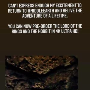 Sean Astin Instagram - Return to the greatest story of them all. Can’t wait for you all to join me and relive the adventure when you pre-order The Lord of the Rings and The Hobbit in 4K Ultra HD today #LOTR #thelordoftherings #lordoftherings #hobbit #thehobbit #MiddleEarth @warnerbrosentertainment  #samwisegamgee #samgamgee #hobbitoftheshire #tolkien #jrrtolkien #ringbearer #dvd #4k #ultra #adventure #story Visit this link: https://amzn.to/3jPpA8s