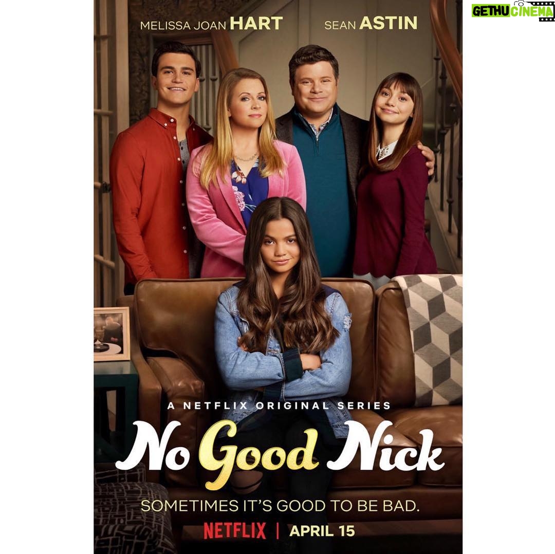 Sean Astin - 16.8K Likes - NETFLIX announced the release date of my new show.
NO GOOD NICK drops APRIL 15TH.
1st 10 Episodes.
Multi-Cam/Live Audience/Serialized/Family/Comedy/Drama/Thriller
Ya wanna watch? C’mon!!!!! @SienaAgudong @officiallaurendonzis @KalamaEpstein
@MelissaJoanHart
#NoGoodNick
#NetflixFamily
#Netflix