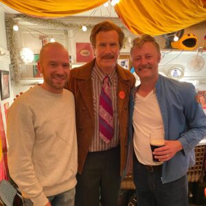 Sean Evans Instagram - Fun show w Ron Burgundy and his big brother Tim all the way from Brooklyn, Iowa